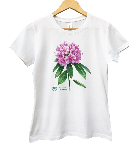 Różanecznik katawbijski — koszulka damska