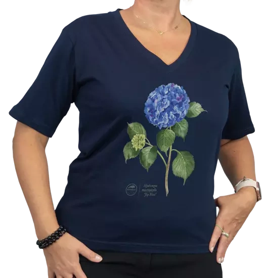 Hortensja 'Jip Blue' — koszulka premium