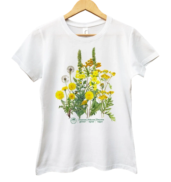Złote zioła — koszulka damska